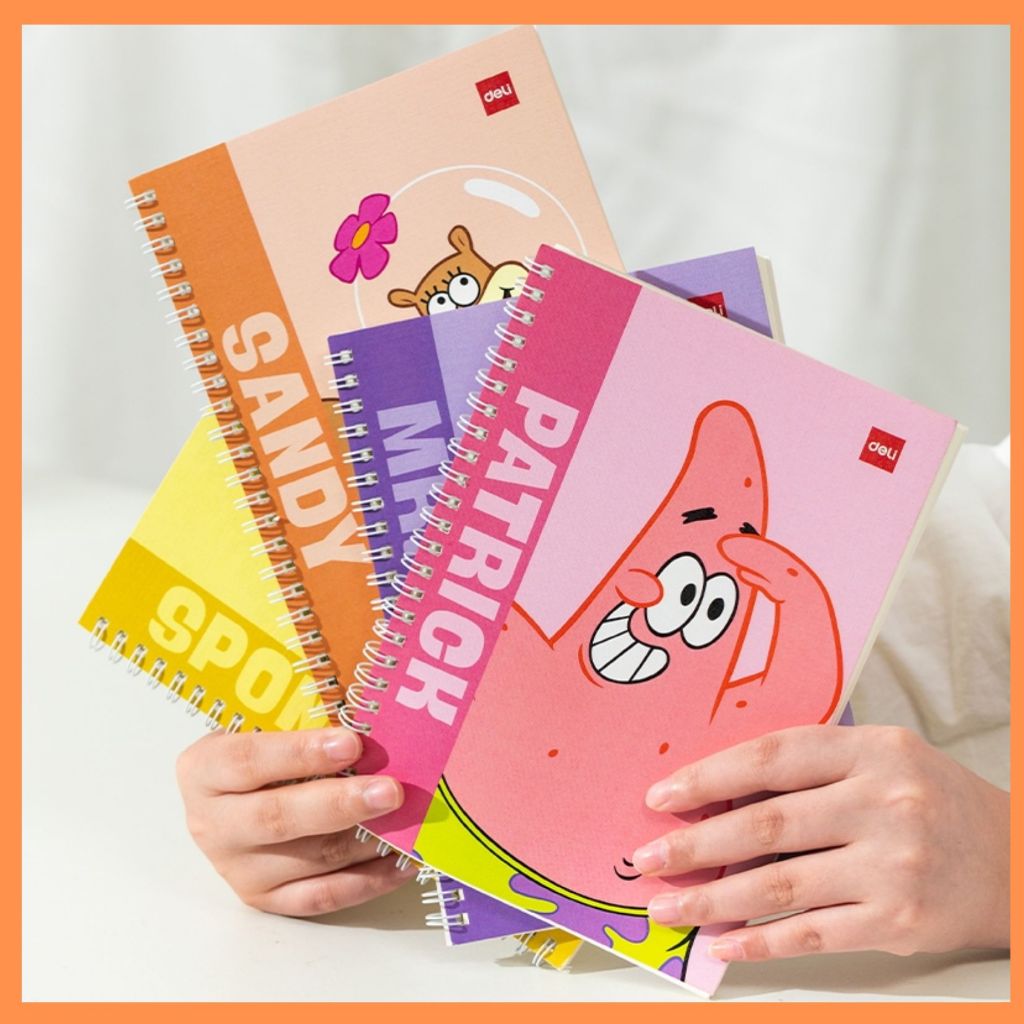 

Deli Notebook Spiral LA560 SPONGEBOB