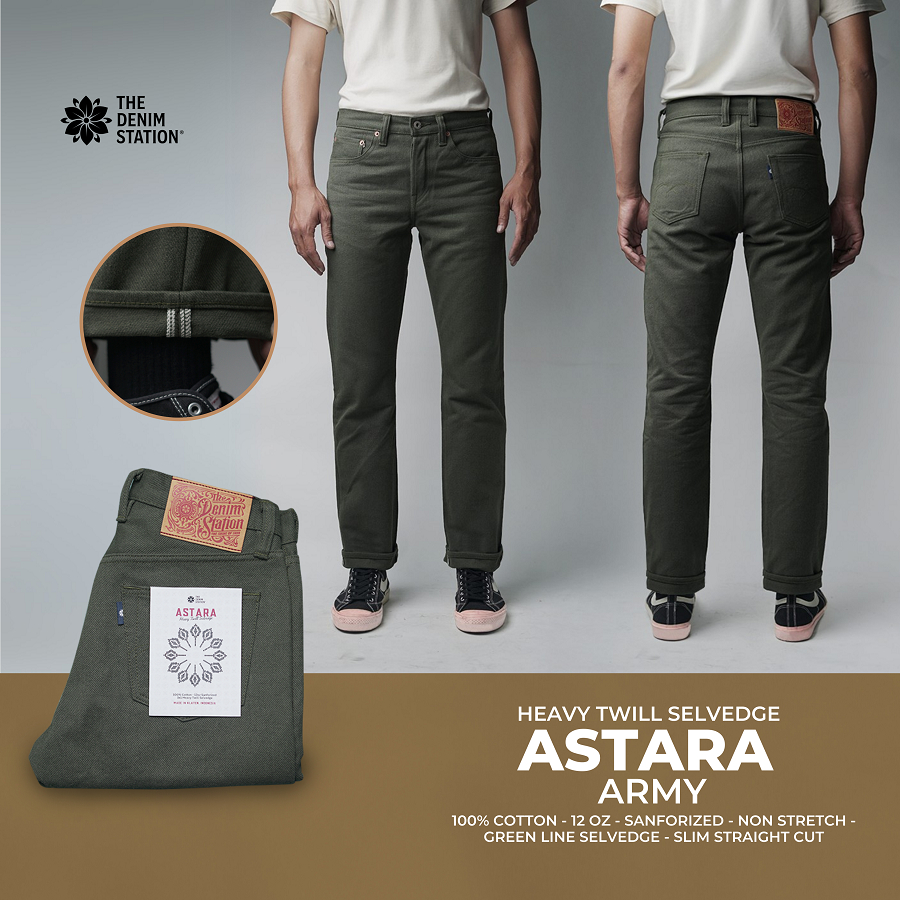 The Denim Station-ASTARA Heavy Twill Selvedge(Ready Stock)