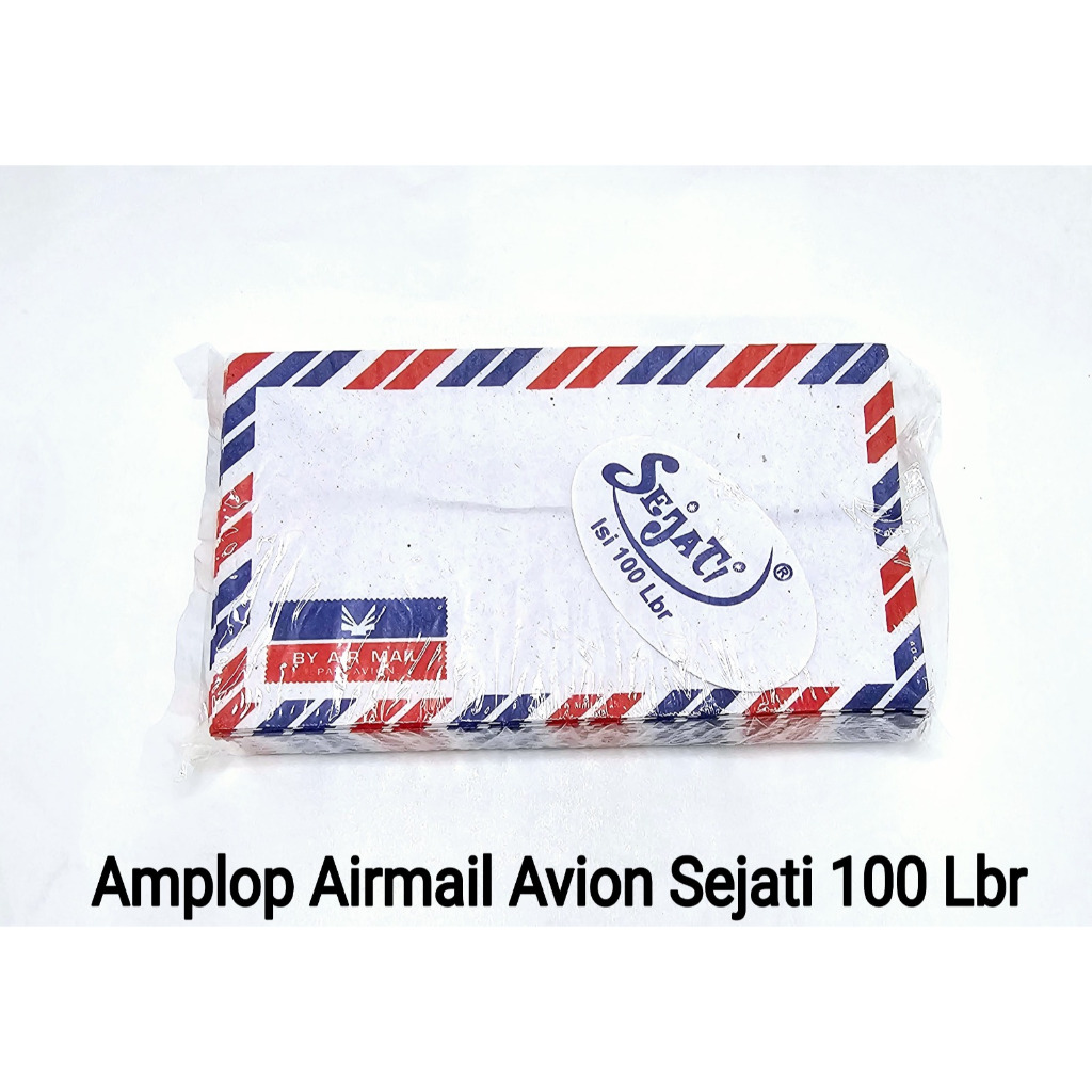 

AMPLOP PUTIH 100 LEMBAR AIRMAIL AVION SEJATI ISI 100 LEMBAR