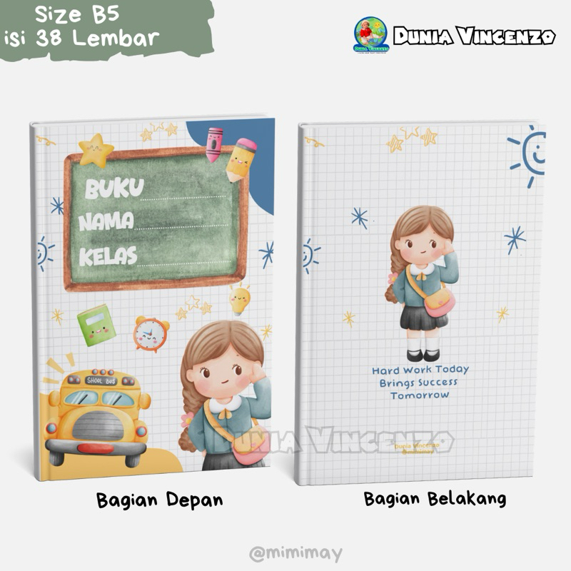 

custom buku anak ukuran B5 isi 38lembar custom buku tulis anak paud anak tk buku tulis anak sekolah