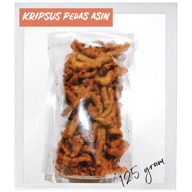 

Usus Crispy/Kripsus Pedas Asin 100g