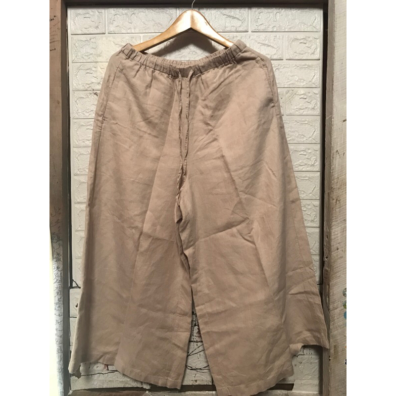 prelove celana panjang kulot megar wanita bahan rayon warna coksu