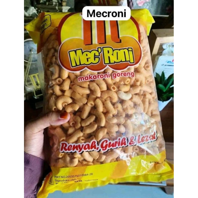 

Makaroni Goreng Mec'Roni Gurih Renyah Lezat – 350gr