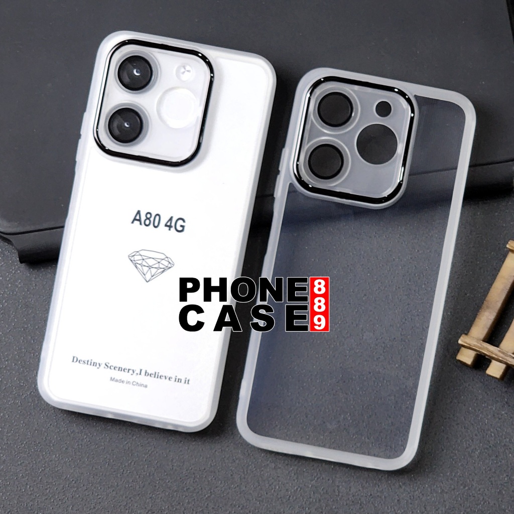 ITEL A80 CASE SOFT CASE CLEAR LENS PELINDUNG CAMERA ITEL A80