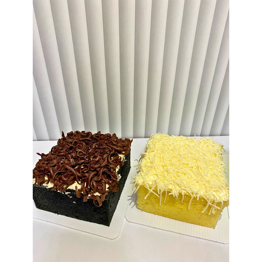 

[MADE BY ORDER] Kue Bolu Mini Coklat | Keju | Moka | Green Tea by Uyyuni Cake