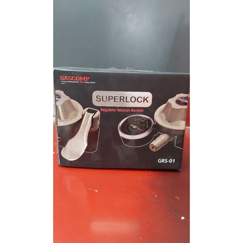 Regulator gas comp. superlock GRS 01 / regulator superlock / regulator gas LPG / tekanan rendah