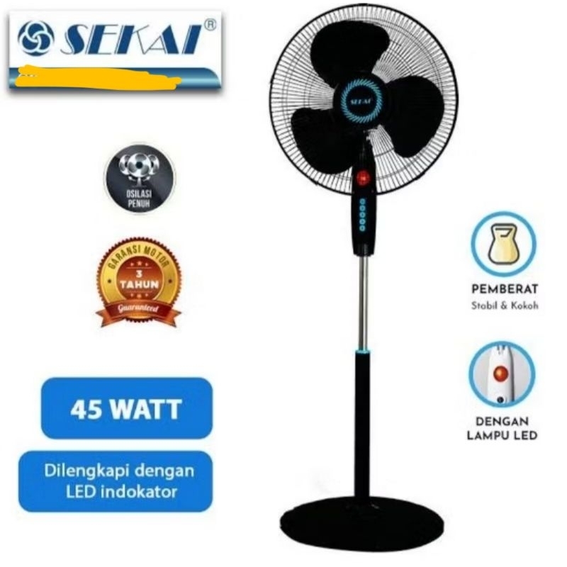 Stand Fan Sekai 16" Kipas Angin Berdiri Sekai SFN1621 SFN 1621