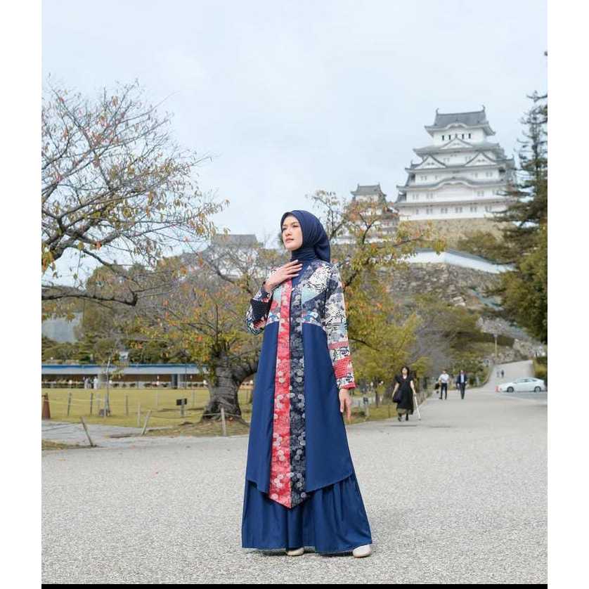 Amelie Osaka Dress Gamis Pakaian Wanita Katun