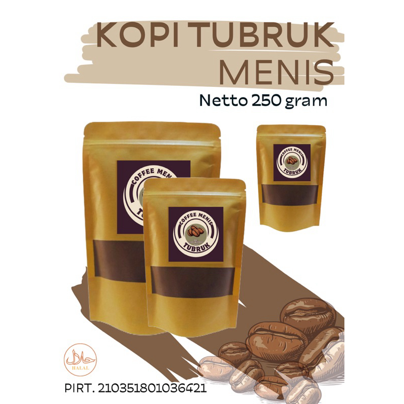 

bubuk kopi TUBRUK 250gram murah enak mantap