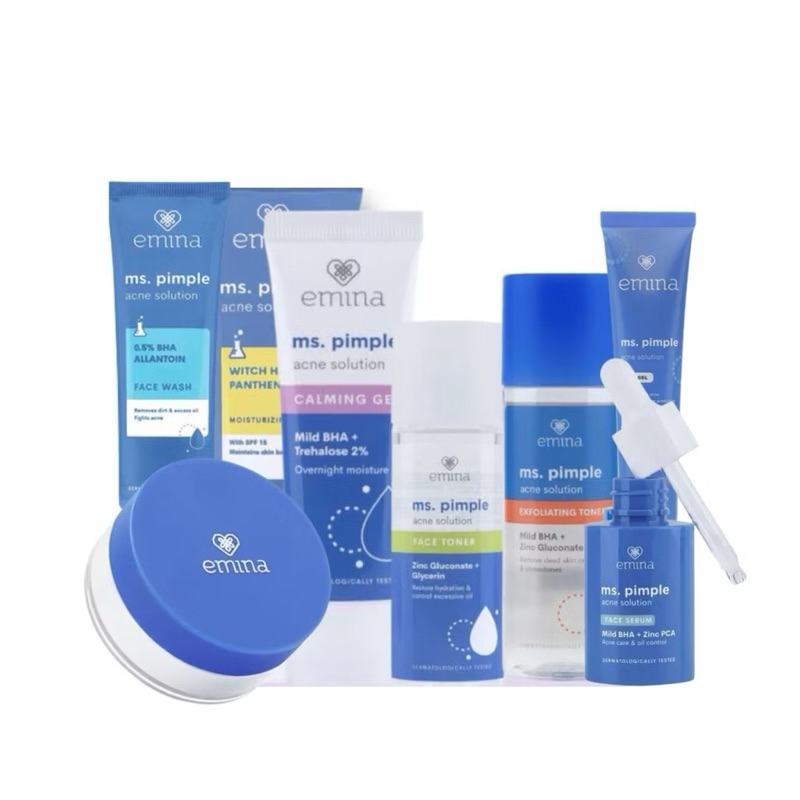 EMINA ACNE SERIES PAKET JERAWAT EMINA PAKET ACNE EMINA LENGKAP