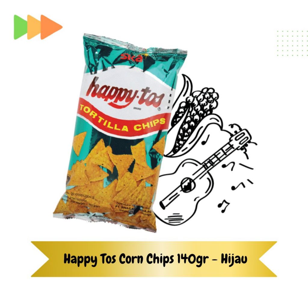 

HAPPY TOS Hijau Segitiga 140gr