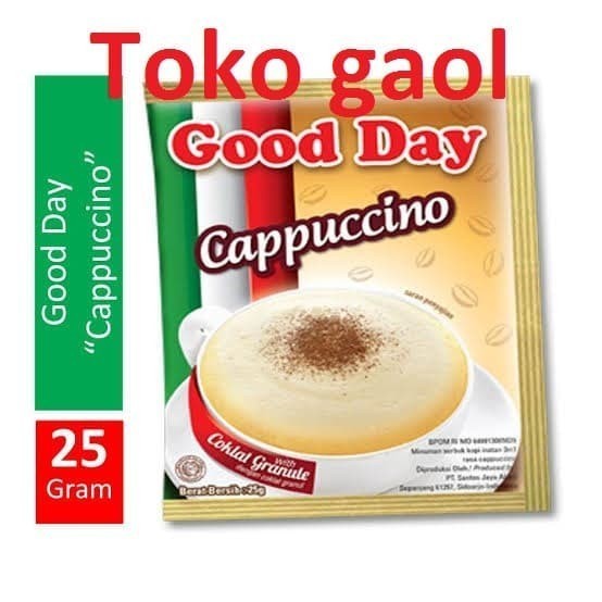 

Good Day Cappuccino Kopi Instan [25 Gr] / 1 Pc