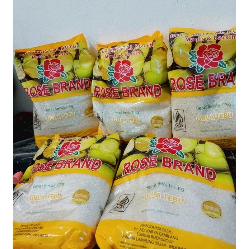 

RoseBrand Gula Kuning & Hijau 1kg ( 1 Ball isi 10 kg) (Free Gift)