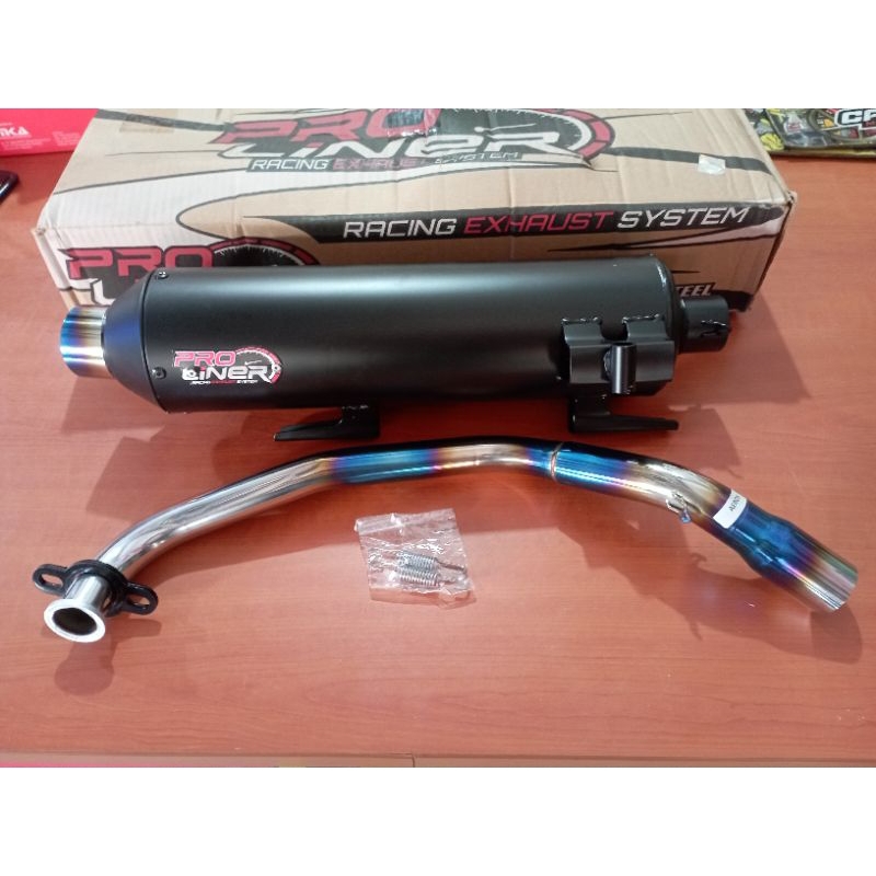 Knalpot Aerox Std Racing(Blue)Merek Proliner Original