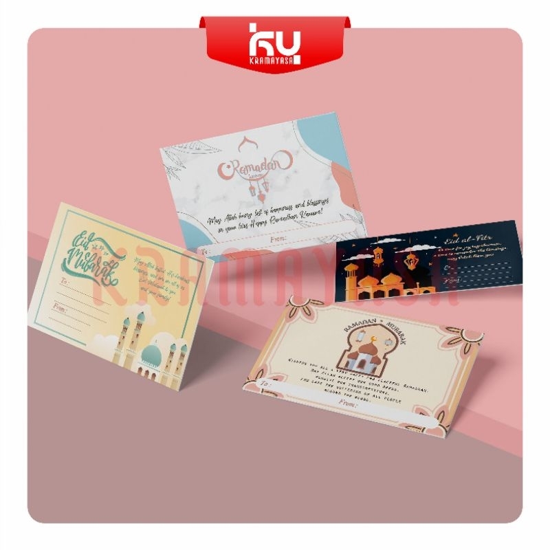 KARTU UCAPAN IDUL FITRI - TAG IDUL FITRI - IDUL FITRI TAG - IDUL FITRI HAMPERS GREETING CARD - KARTU