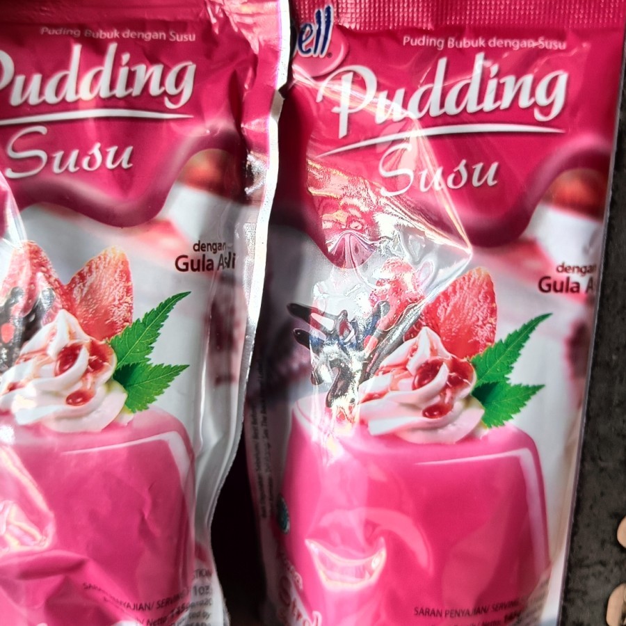 

nutrijel puding susu strawberry