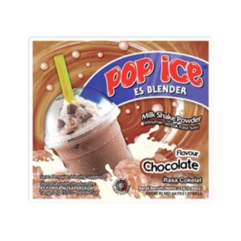

POP ICE CHOCOLATE 25 GR(10 PCS)
