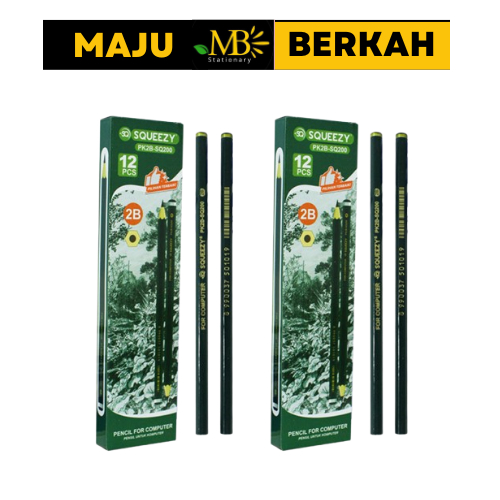 

PENSIL 2B SQUEEZY ISI 12 PCS