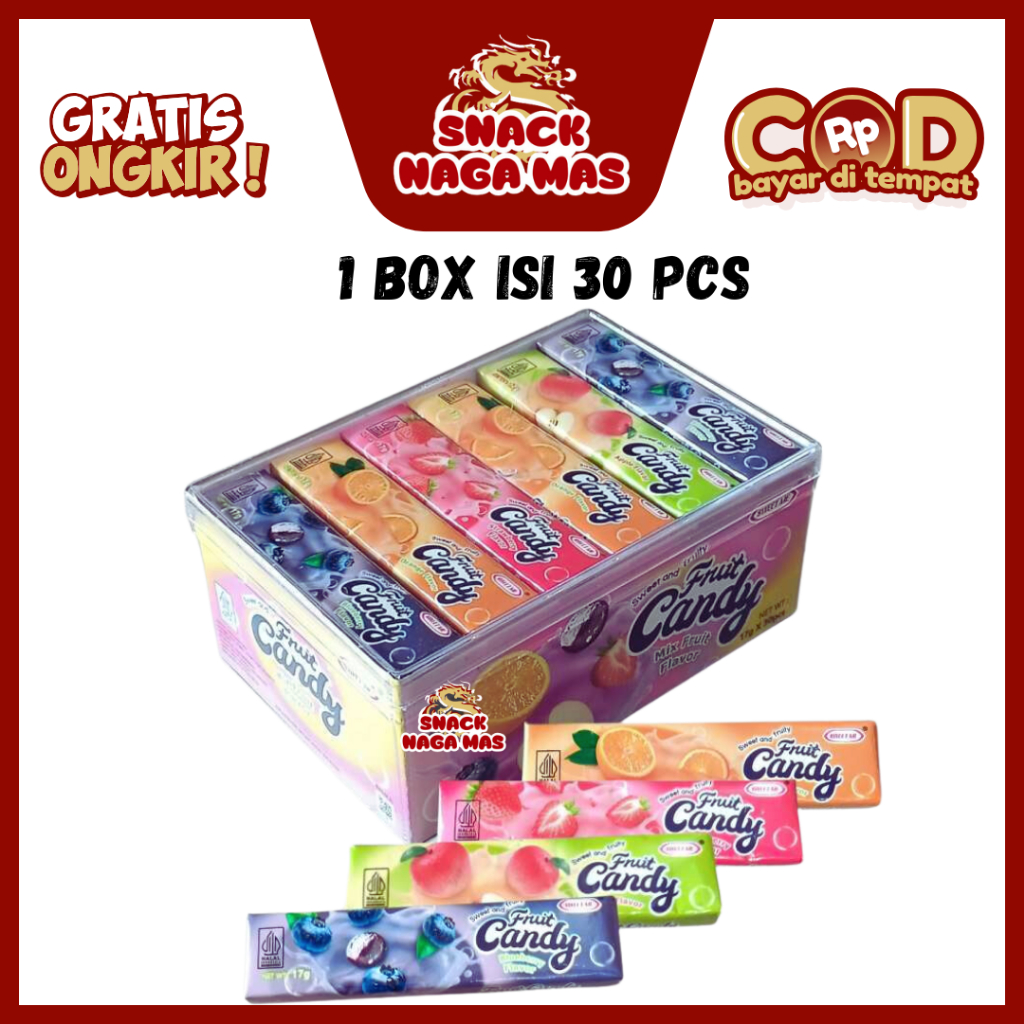 

SWEET ME FRUIT CANDY [1 BOX ISI 30 PCS]