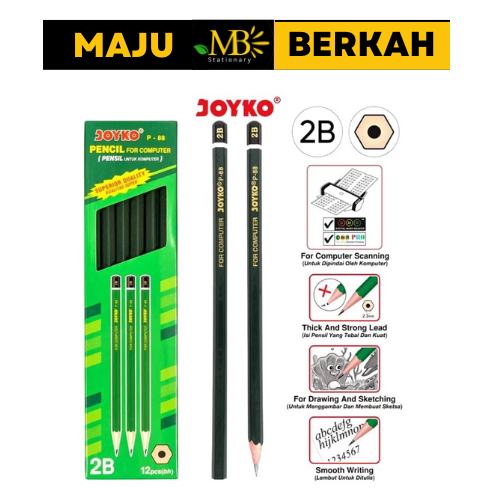 

PENSIL 2B JOYKO /PENSIL JOYKO 2B (12PCS)