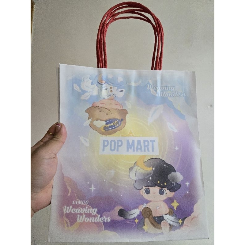 

POP MART PAPER BAG KECIL - PAPERBAG POPMART KECIL MOTIF DIMOO TERBARU JANUARI 2025 - TAS KADO