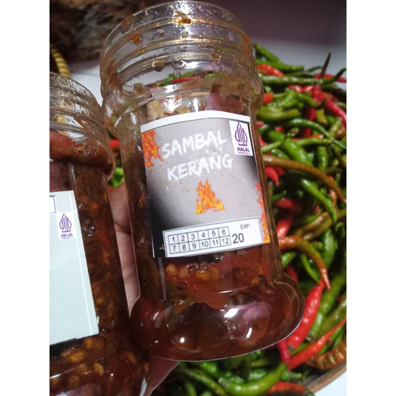 

Sambal kerang kemasan botol 150 ml