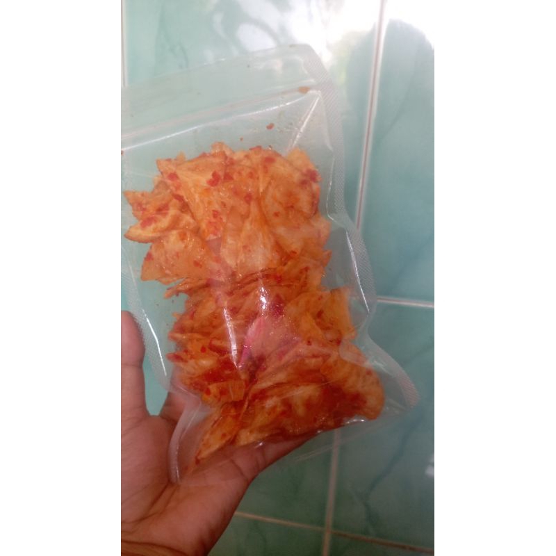 

Keripo/keripik singkong pedas manis-keripik singkong-keripik