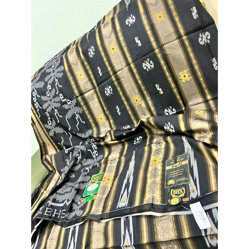 BHS Jacquard JSI Jaguard Full Sutra Hitam Gold