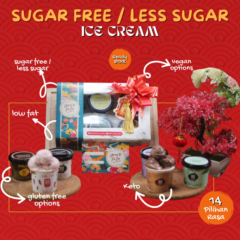 

READY STOCK HAMPERS HEALTHY ICE CREAM ISI 6 CUP. JAKARTA PUSAT