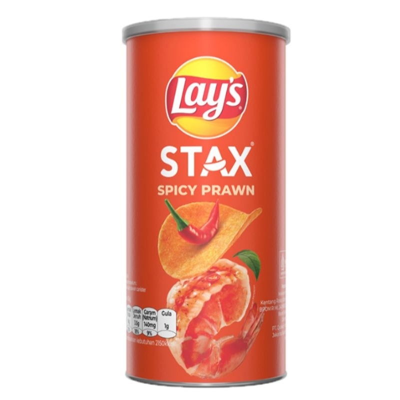 

Lay's Stax Keripik Kentang Rasa Udang Pedas 70 gram