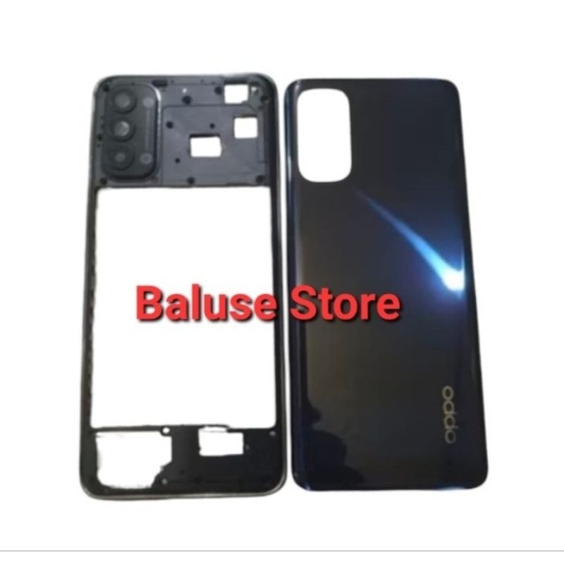 Tutup Belakang Backdoor + Bazel Oppo Reno 4 4g