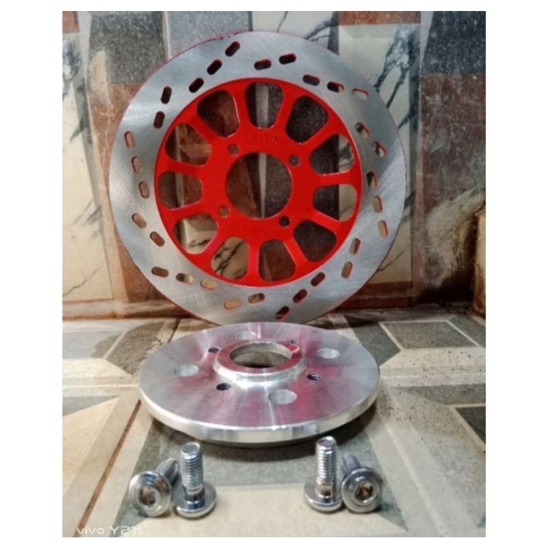 PLENDES ADAPTOR CAKRAM BELAKANG BEBEK TROMOL KECIL SET DISC  CAKRAM PNP SUPRA GRAND FIZ SMASH