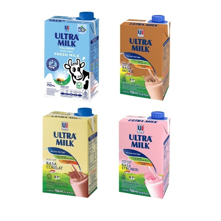 

susu uht ultra milk 750