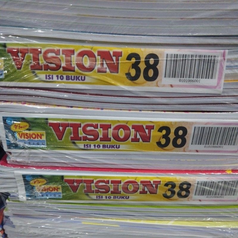 

buku vision 38 per pack 10 buku