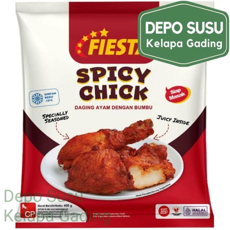 

Fiesta Chicken Nugget 400gr / 500gr All Varian Naget Paha Ayam Spicy Wing Karage Karaage Crispy