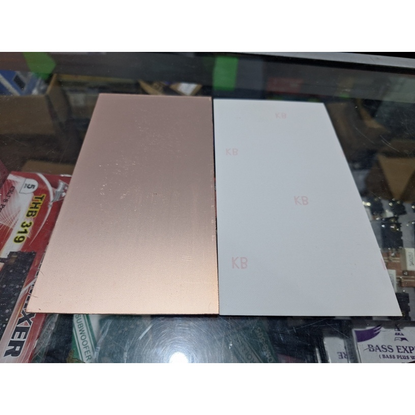 PCB POLOS FIBER PUTIH 10 X 20 CM