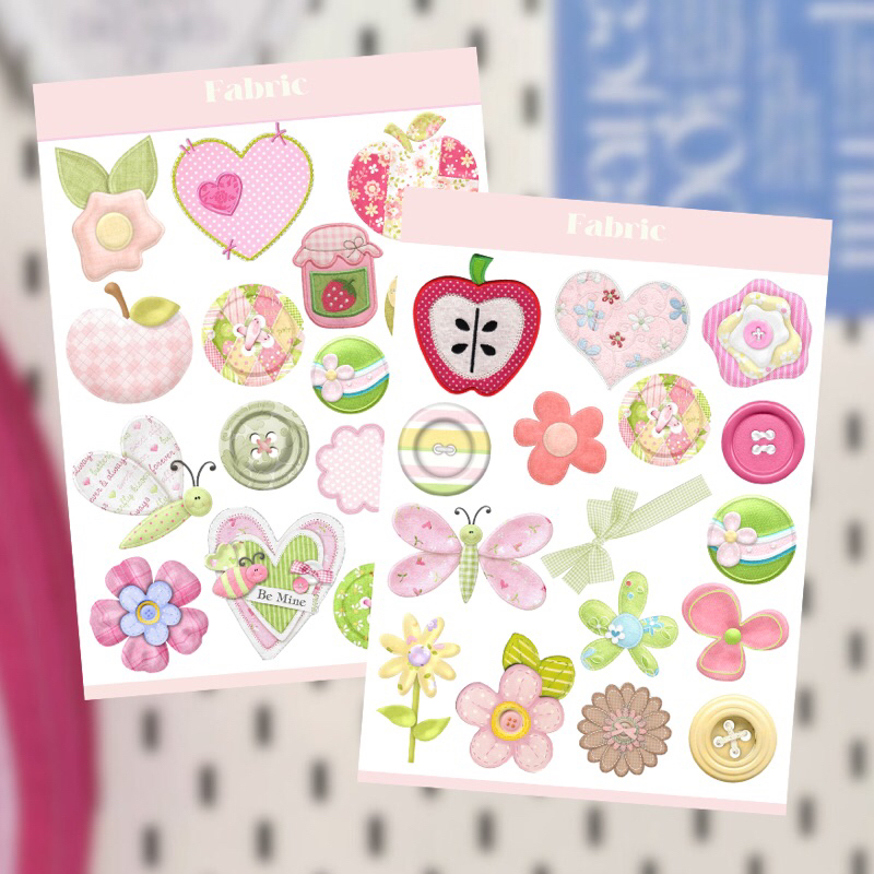 

DECO STICKER SHEET FOR SCRAPBOOK JOURNALING