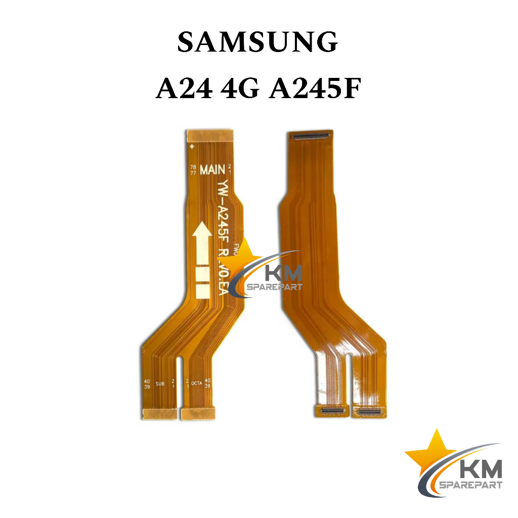 Flexible Mainboard Samsung A24 4G A245 Flexi Penghubung Sub Board Mesin