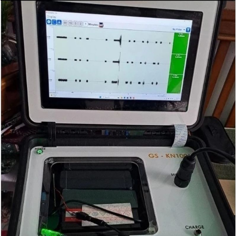 

Portable Seismograph digital GS-KN1001 buatan dalam negeri/ EWS Gempa KN-1001