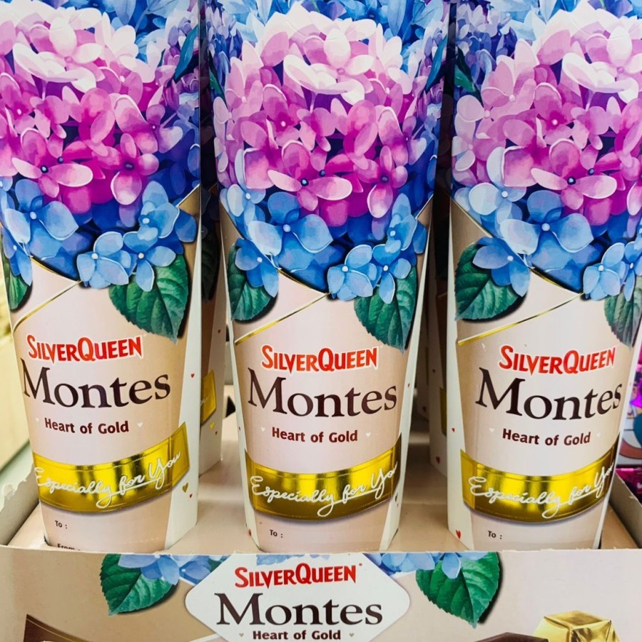 

COKELAT SILVERQUEEN MONTES BUNGA SPESIAL PACK FREE KARTU UCAPAN.