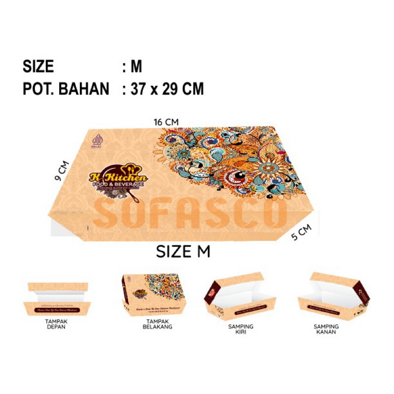 KEMASAN PACKAGING MAKANAN CUSTOM PROSES CEPAT PERCETAKAN SOFASCO