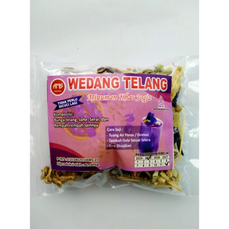 

Wedang Uwuh Telang Komplit Amansa wedang Telang Minuman Khas Jogja