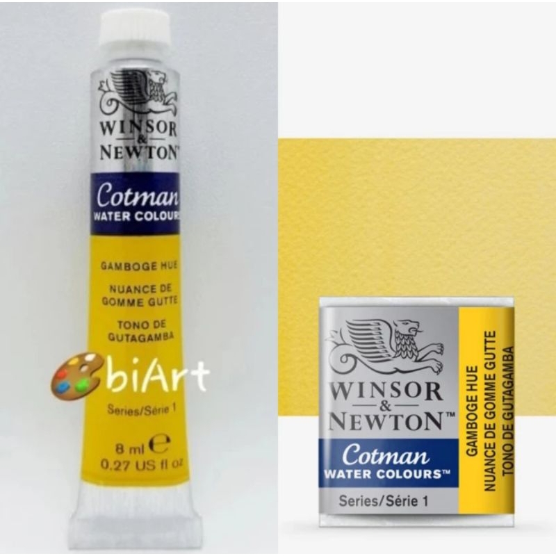 

Cat Air Cotman Water Colour Tube 8ml / Half Pan Gamboge Hue Winsor & Newton