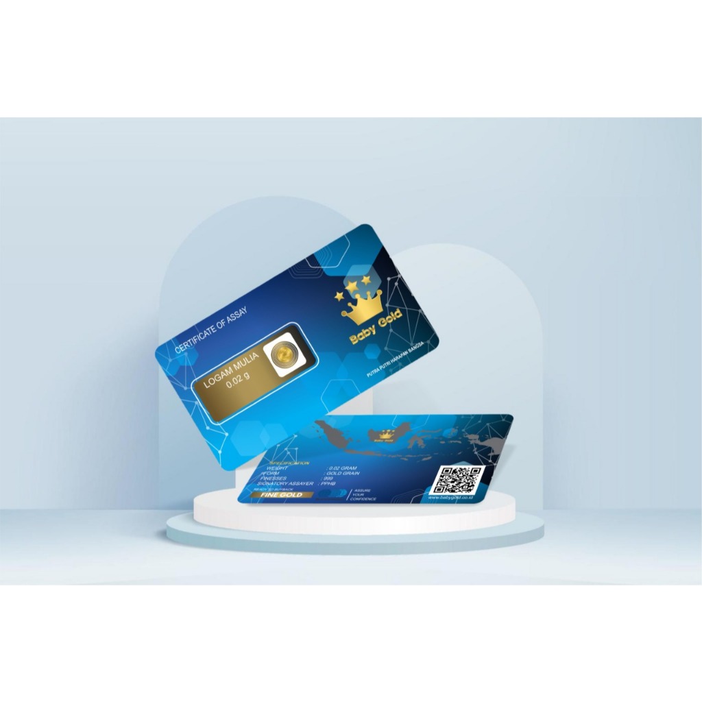 BabyGold Baby Gold 0.001gr 0,001 gr 0.001 g gram Logam Mulia Asli Emas Murni Mini Gold Minigold