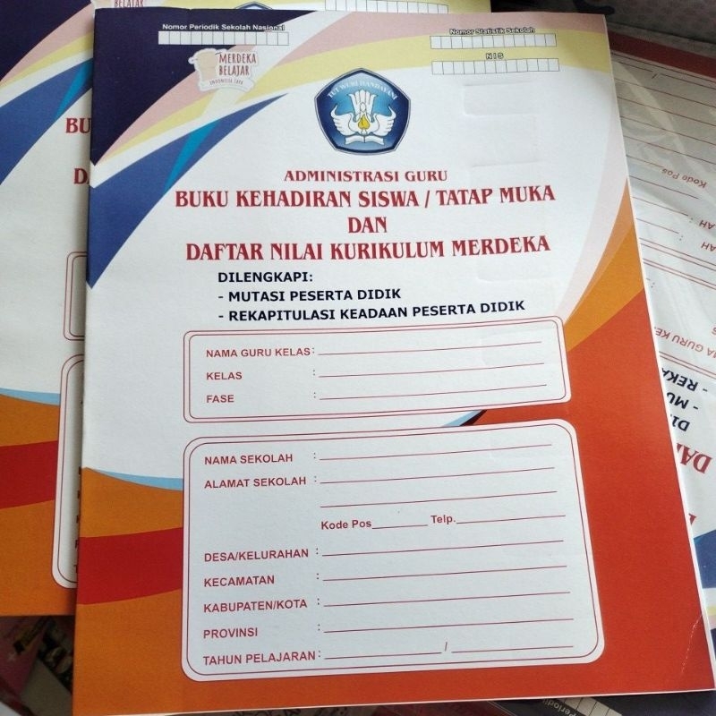 

Promo Buku kehadiran siswa/tatap muka