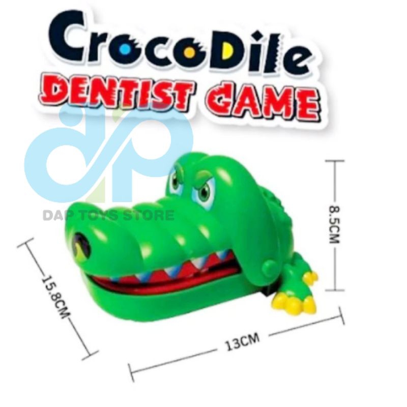 Crocodile Dentist / Game Buaya Singa Hiu Dino / Mainan Buaya Singa Hiu Dino Gigit / Mainan Jebakan