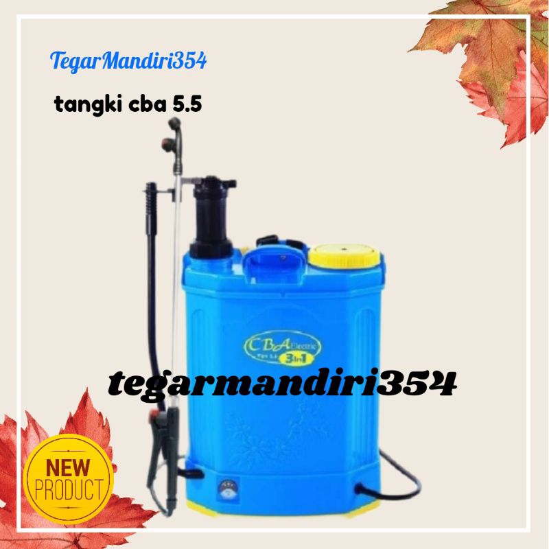 Tangki elektrik dan manual cba 16liter sprayer manual cba 5.5 Sprayer Elektrik CBA Electric 3 in 1 A