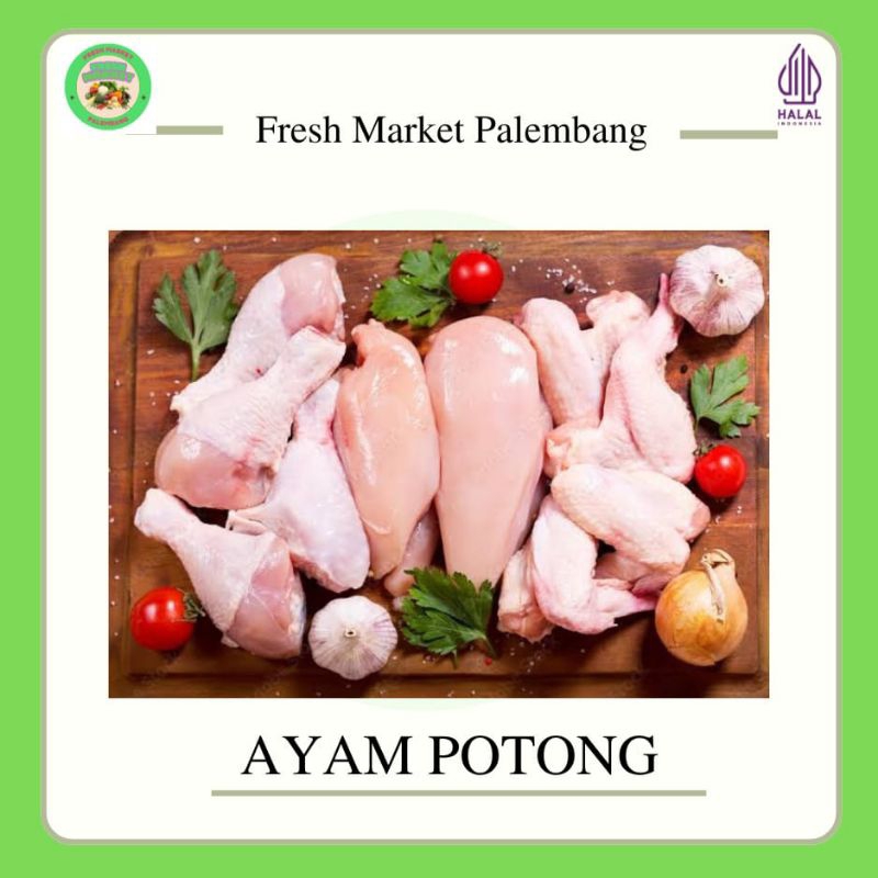 Ayam Potong negeri -Fresh Market Palembang-