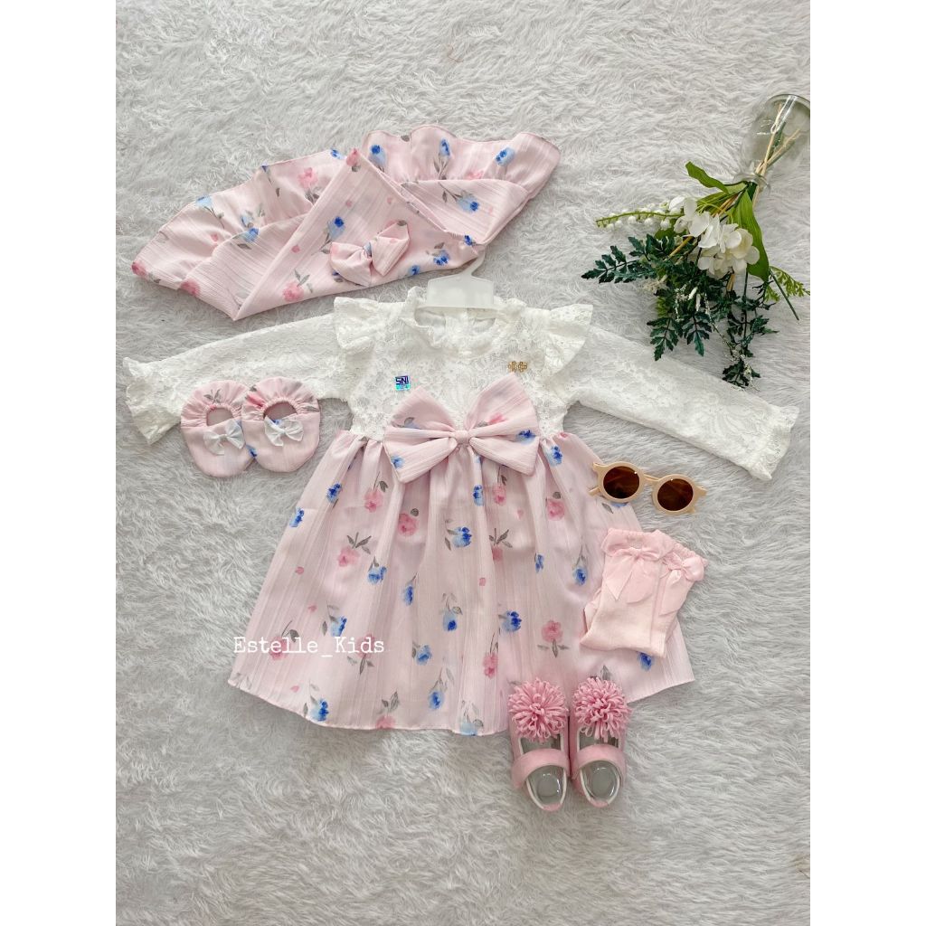 Zahira Premium Hijab Dress Bayi 3-12 bulan