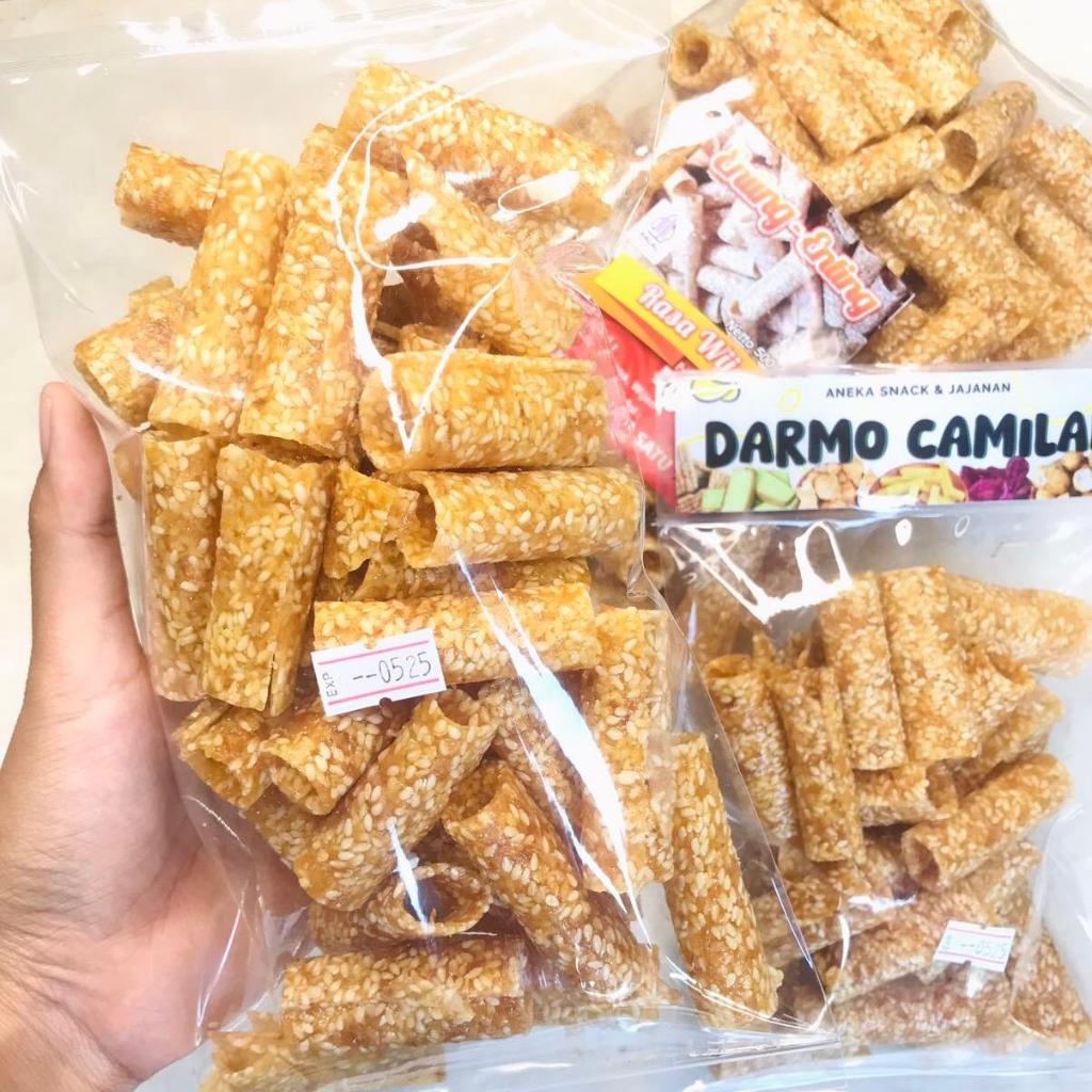 

Tingting Gulung 500gr 250gr Wijen Kacang Jahe Enting Permen Noga Jadul